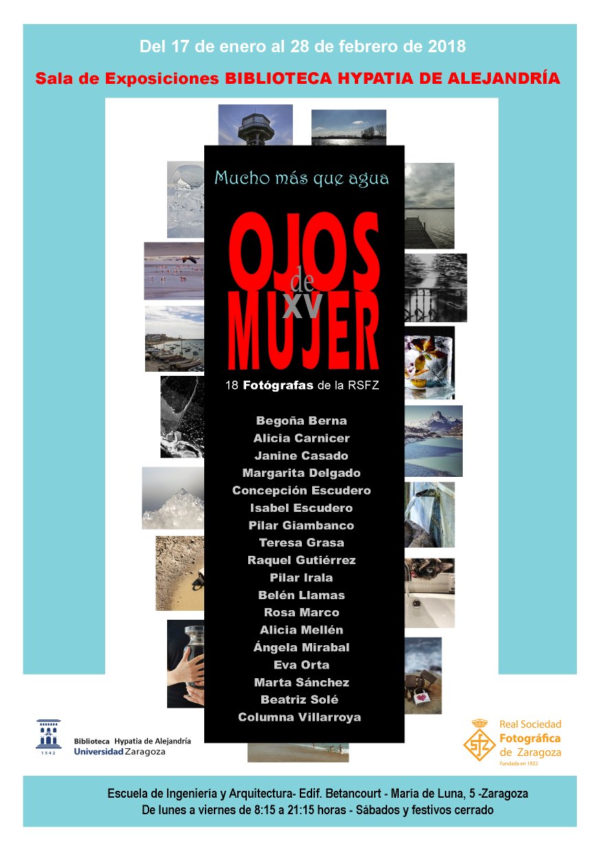 Cartel Ojos de Mujer "Mucho más que agua"