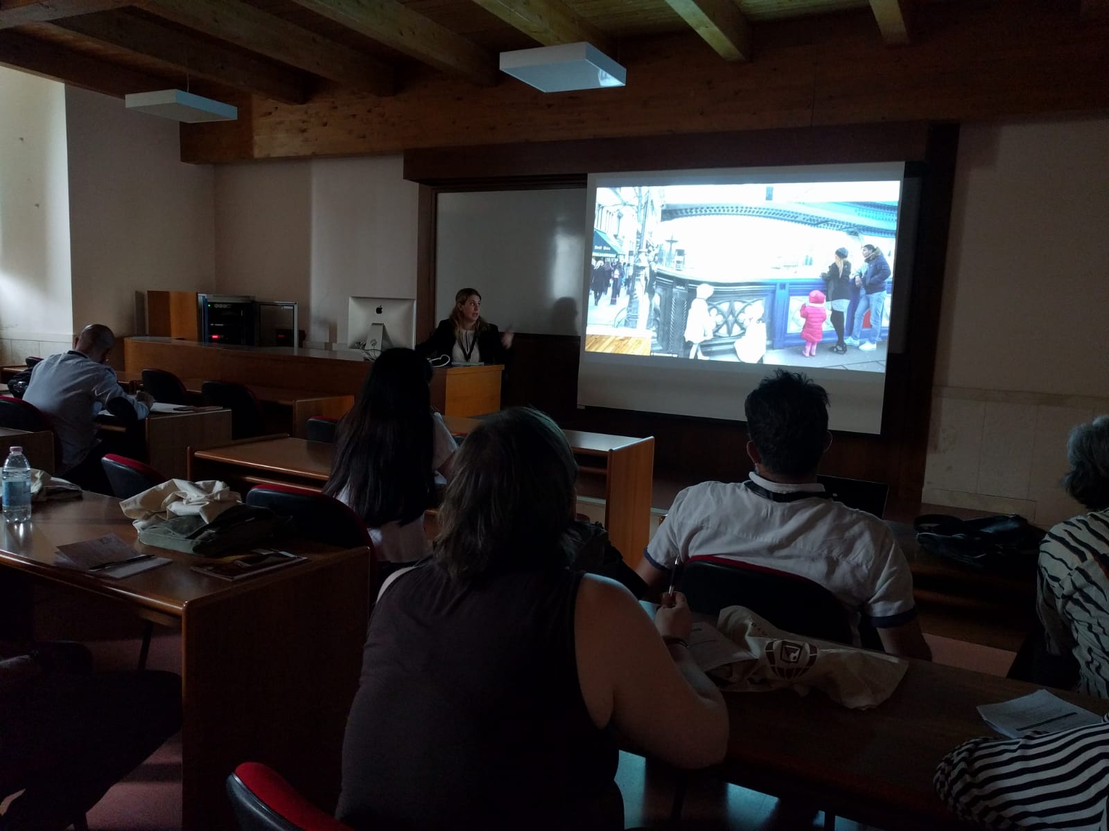 Alicia Mellén en el Congreso de Cultura Visual en Roma